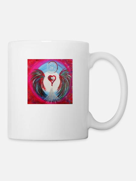 Herzengel "Seelenheil" - Tasse - Weiß