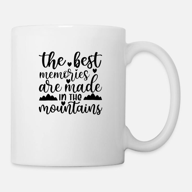 les montagnes - Mug blanc - blanc