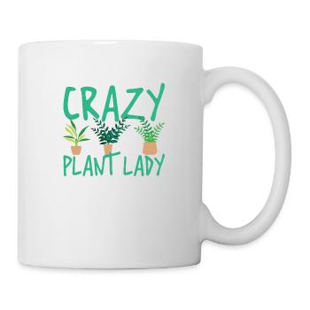 Funny Gardening Botanical Crazy Plant Lady - Mug blanc - blanc - Droite