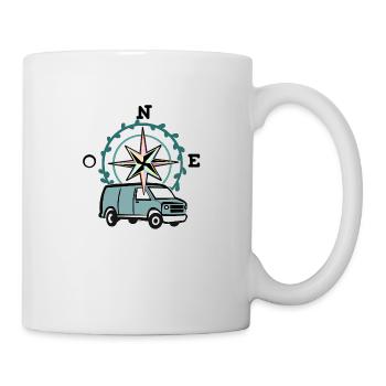VAN LIFE VANLIFER NOMADS - Mug - white - Right