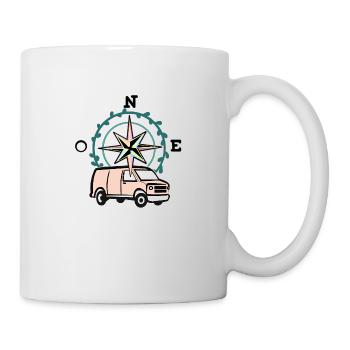 VAN LIFE VANLIFER NOMADS - Mug - white - Right