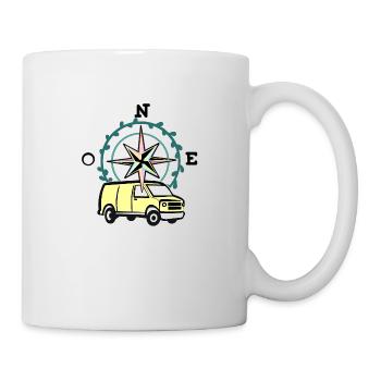 VAN LIFE VANLIFER NOMADS - Tasse - Weiß - Rechts