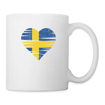 Sweden Heart by the Manzanita`s - Tasse - Weiß - Rechts