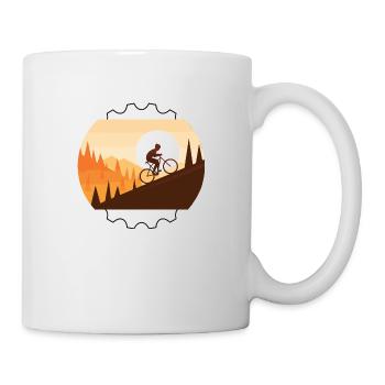 Radsport Bike Fahrrad Sport Radeln Biker Cycling - Tasse - Weiß - Rechts