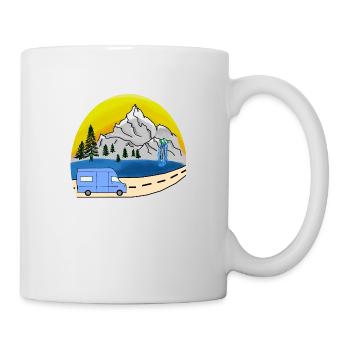 VAN LIFE VANLIFER NOMADS - Tasse - Weiß - Rechts