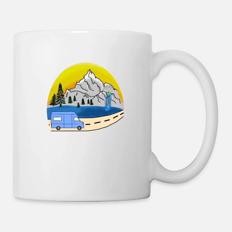 VAN LIFE VANLIFER NOMADS - Mug blanc - blanc