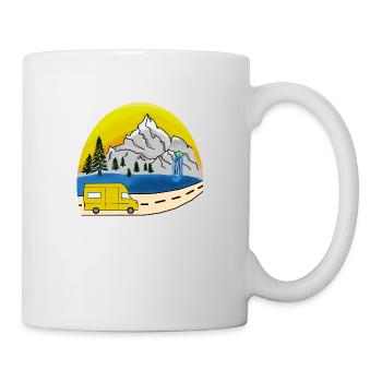 van life - Mug blanc - blanc - Droite