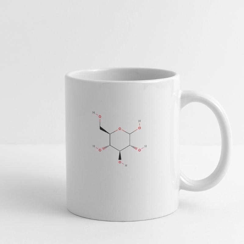 Glucose Molecule - Colored Structural Formula Mug