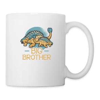 BIG BROTHER dino by the Manzanita's - Mug - white - Right