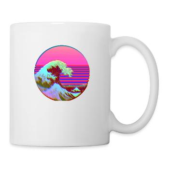the great retrowave - Mug - white - Right