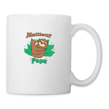 Meilleur Papa - Mug blanc - blanc - Droite