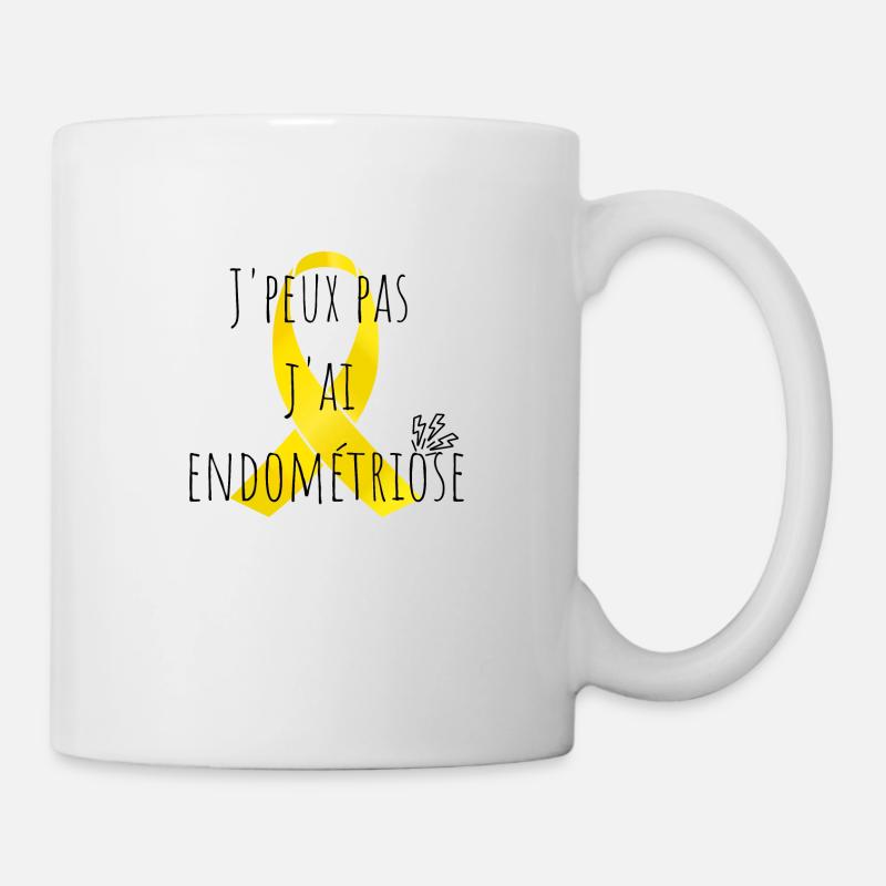 J'peux pas j'ai endométriose - Mug blanc - blanc