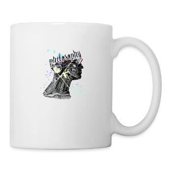 Philosophie - Tasse - Weiß - Rechts
