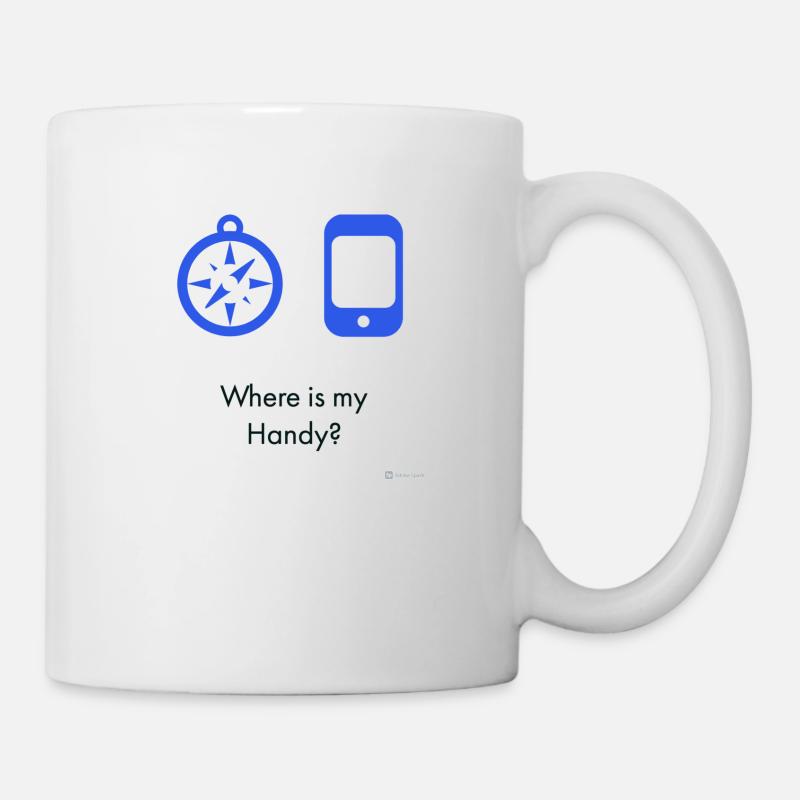Where is my mobile phone? - Mug - white