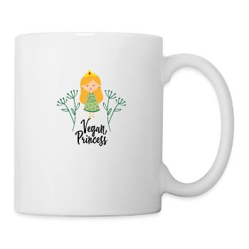 Vegan princess cadeau plantes sort légumes - Mug blanc - blanc - Droite
