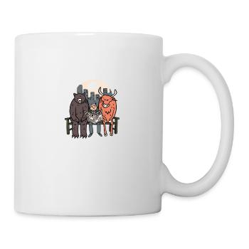 Bull And Bear - Funny Crypto/Stocks - Mug - white - Right
