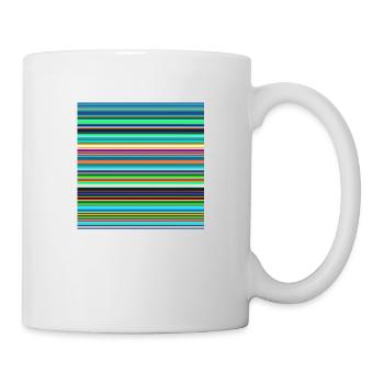 Stripe pattern 270421 - Mug - white - Right