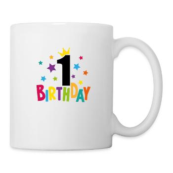 1 anniversaire cadeau 1 année maternelle enfants - Mug blanc - blanc - Droite