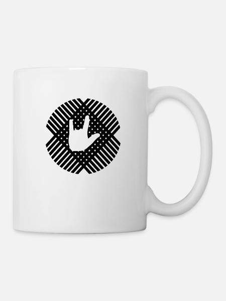 Rock Musik Rock and Roll - Tasse - Weiß