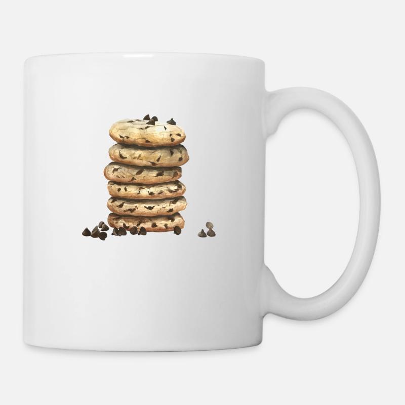 cookies - Tasse - Weiß