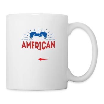 AMERICAN GIRL - Mug blanc - blanc - Droite