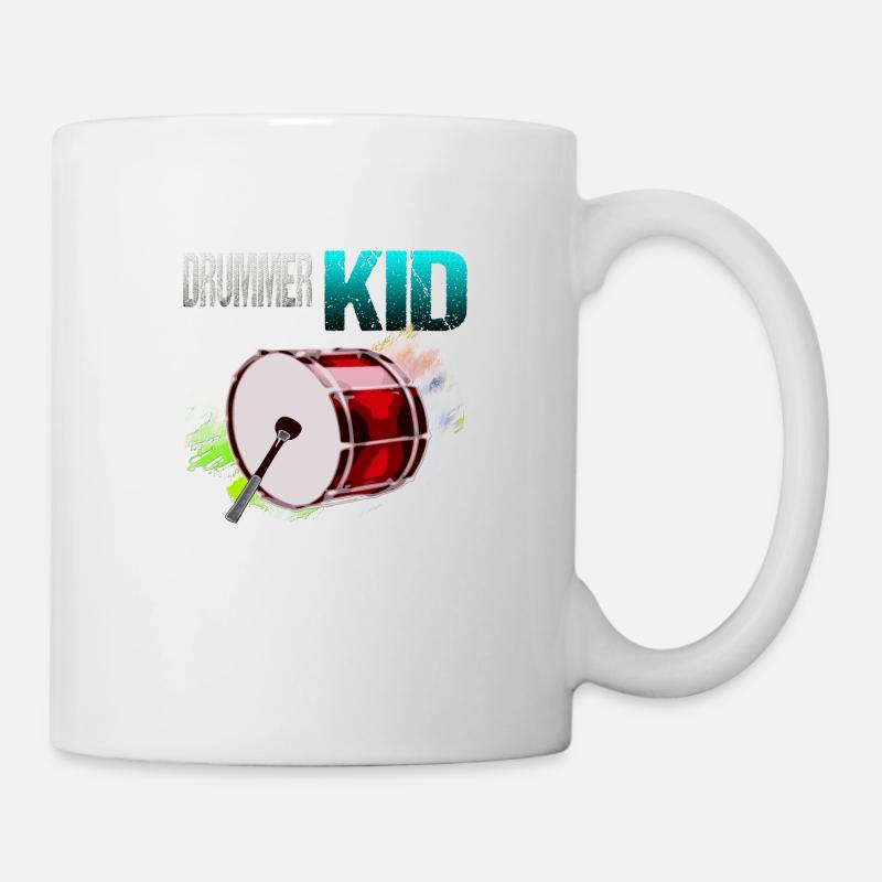 Drummer KID - Tasse - Weiß