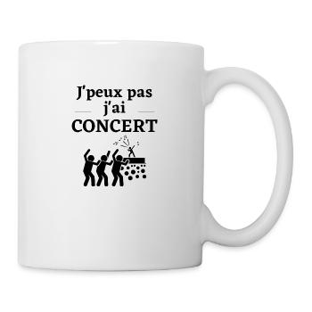 J'peux pas j'ai Concert - Mug blanc - blanc - Droite