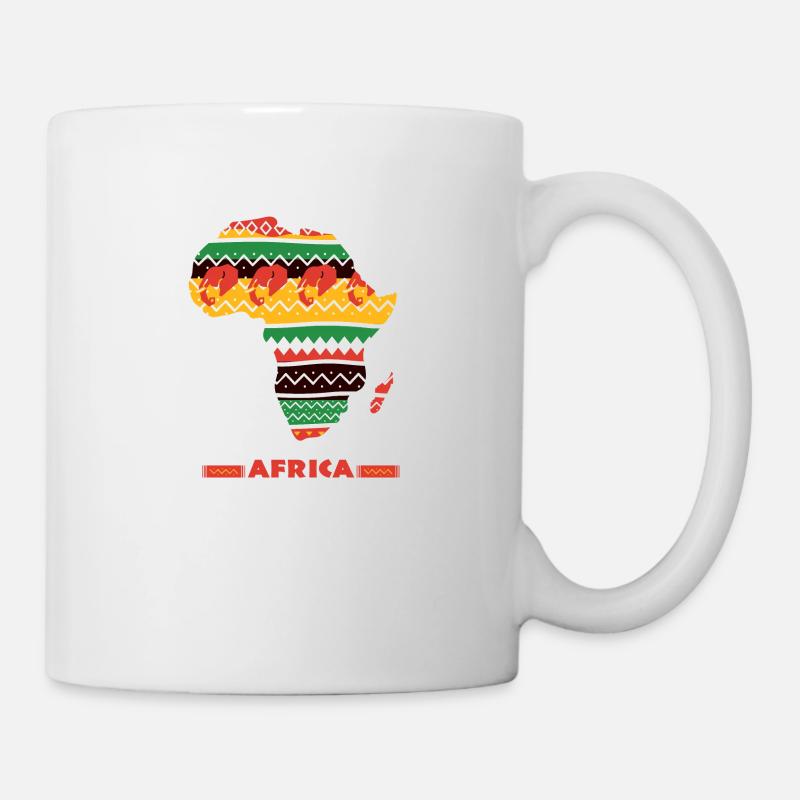 AFRIKA Mutter afrika mia - Tasse - Weiß