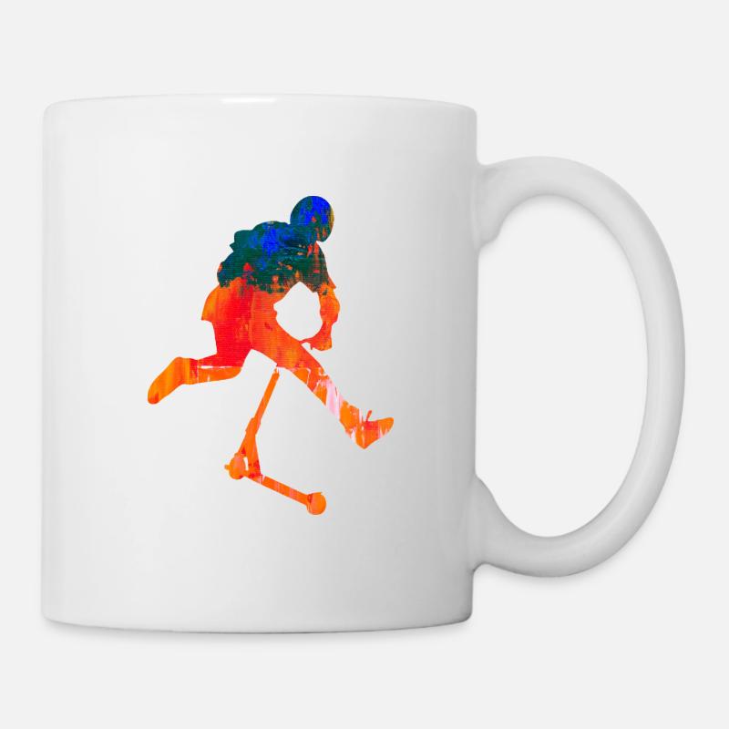 Freestyle-Roller - Tasse - Weiß