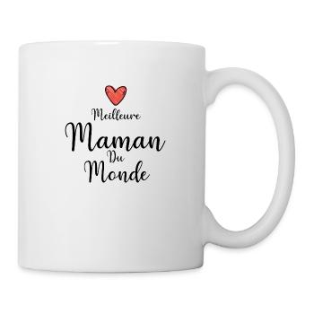 Meilleure maman du monde - Mug blanc - blanc - Droite