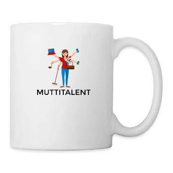 Fête des mères Tshirt Maman talent Braun - Mug blanc - blanc - Droite
