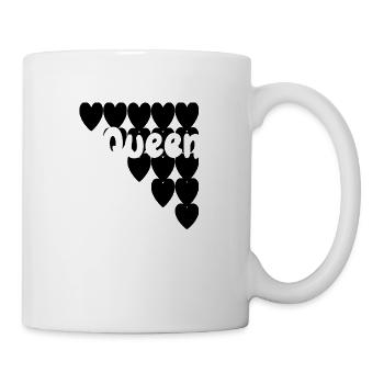Liebe King Queen - Tasse - Weiß - Rechts