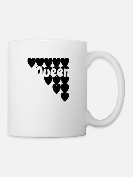 Liebe King Queen - Tasse - Weiß