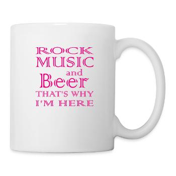 Rock Musik Rock and Roll - Mug blanc - blanc - Droite