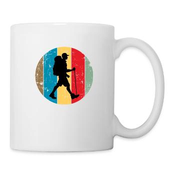 Wandern - Wanderer - Tasse - Weiß - Rechts