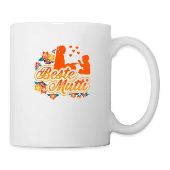 BESTE MUTTI by The Manzanita´s - Tasse - Weiß - Rechts