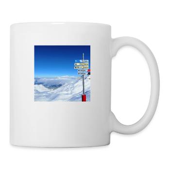 Alps route - Mug - white - Right
