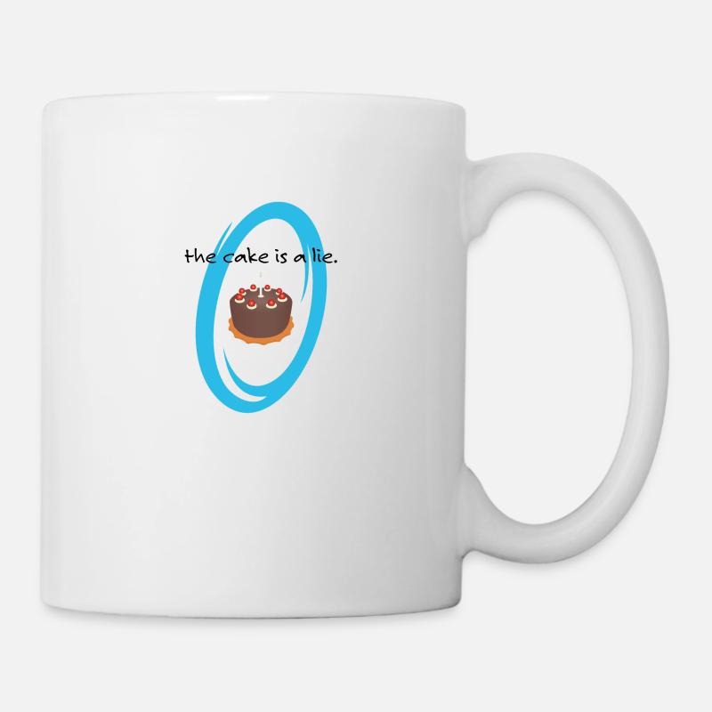 The cake is a lie - Mug blanc - blanc