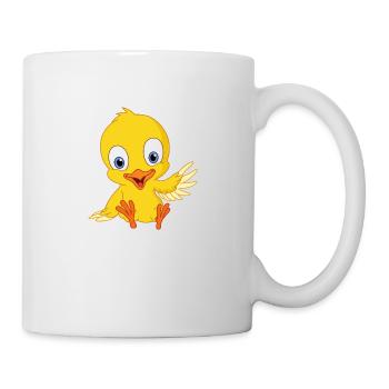 Mignon poussin - Mug blanc - blanc - Droite