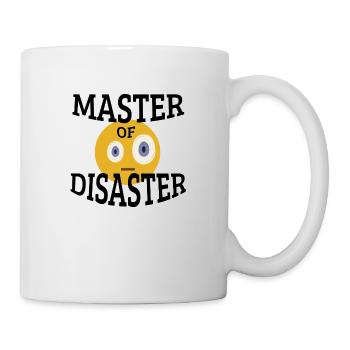 Master of Disaster - Tasse - Weiß - Rechts