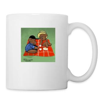Tea party des ours en peluche 🧸 - Mug blanc - blanc - Droite