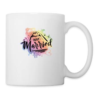 Just Married Love - Tasse - Weiß - Rechts