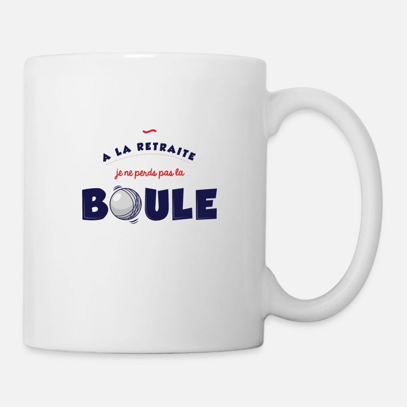 Pétanque Retraite - Mug blanc - blanc