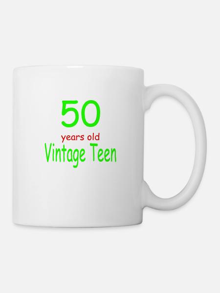 50th Birthday Congratulations on the 50th anniversary of the - Mug - white