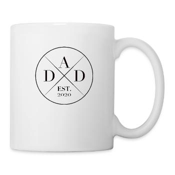 DAD EST. 2020 Father Family Dad - Mug - white - Right