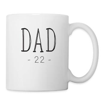 DAD -22- Père Famille Papa 2022 - Mug blanc - blanc - Droite