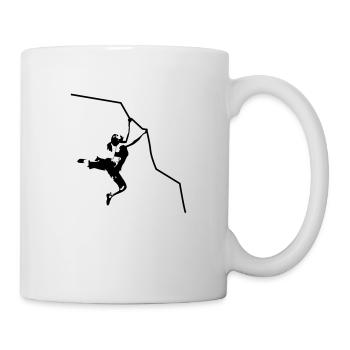 Woman in the wall - Mug - white - Right