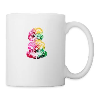 Maori Hei Tiki Polynesian Tribal Tattoo Cadeau - Mug blanc - blanc - Droite