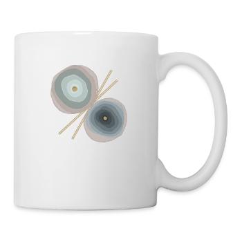 watercolor flowers - Mug blanc - blanc - Droite