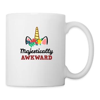 Majestically awkward unicorn - Mug - white - Right